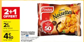 Carrefour Pommes noisettes surgelées Findus offre