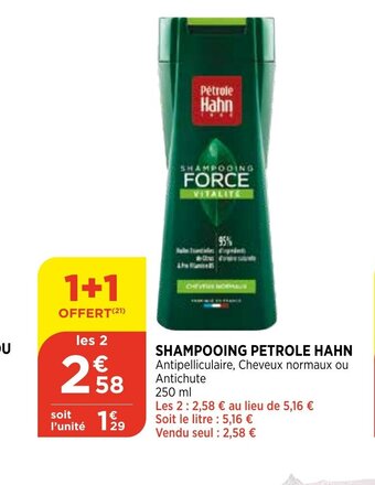 Shampooing Petrole Hahn