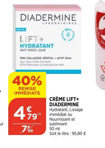 Bi1 Diadermine Crème Lift offre