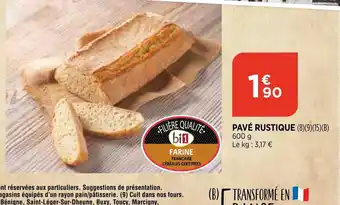 Bi1 Pavé Rustique offre