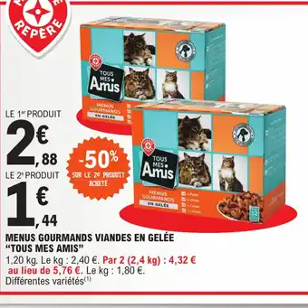 E.Leclerc Menus Gourmands Viandes En Gelée Tous Mes Amis offre