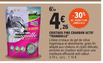 E.Leclerc Cristaux Fins Charbon Actif Tranquille offre