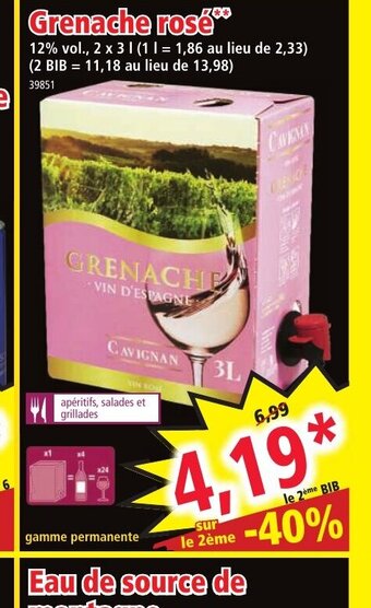 Norma Grenache rosé offre