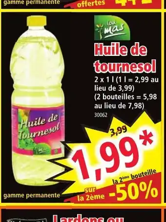 Norma Huile de Tournesol offre