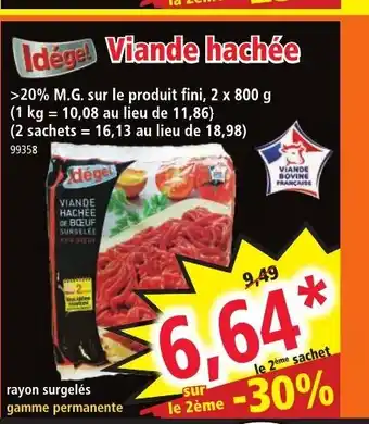 Norma Viande Hachée offre