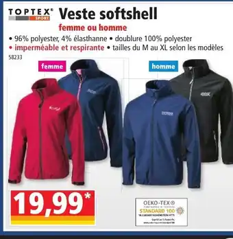 Norma Veste Softshell offre