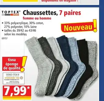 Norma Chaussettes 7Paires offre