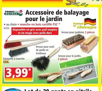 Norma Accessoire de Balayage Pour Le Jardin offre