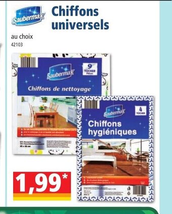 Norma Chiffons Universels offre