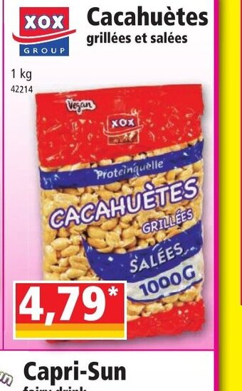 Norma Cacahuètes grillées et salées offre