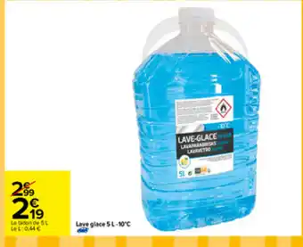 Carrefour Lave glace 5 L offre