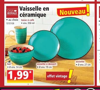 Norma Vaisselle En Ceramique offre