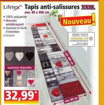 Norma Tapis Anti-Salissures offre