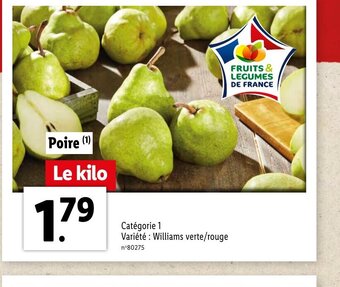 Lidl Poire offre