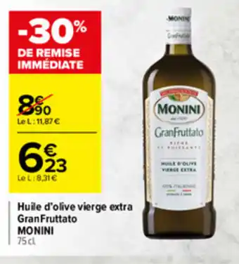 Carrefour Market Huile d'olive vierge extra GranFruttato offre