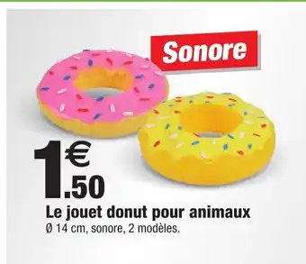 La jouet donut pour animaux