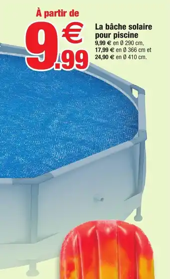 Bazarland La bâche solaire pour piscine offre