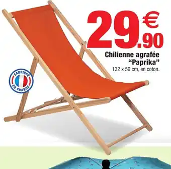 Bazarland Chilienne agrafée "paprika" offre