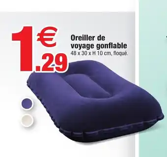 Bazarland Oreiller de voyage gonflable offre