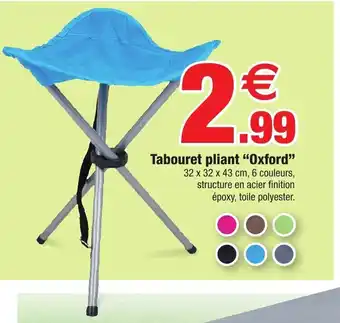 Tabouret pliant "oxford"