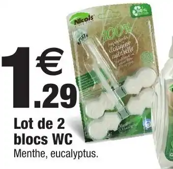 Bazarland Let de 2 blocs wc offre
