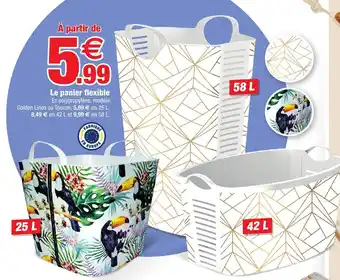 Bazarland Le panier flexible offre