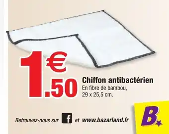 Chiffon antibactérien