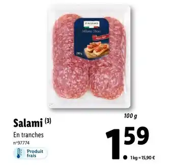 Lidl Salami offre
