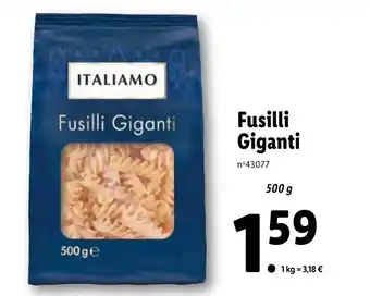 Lidl Fusilli Giganti offre