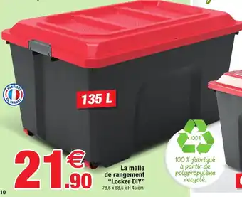 Bazarland La malle de rangement "locker diy" offre