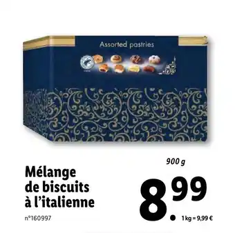 Lidl Mélange De Biscuits A L'Italienne offre
