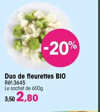Croque Gel Duo de fleurettes bio offre
