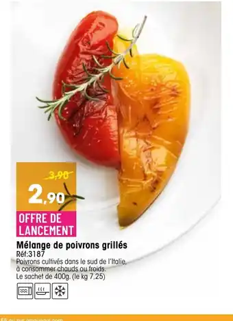 Croque Gel Mélange de poivrons grillés offre