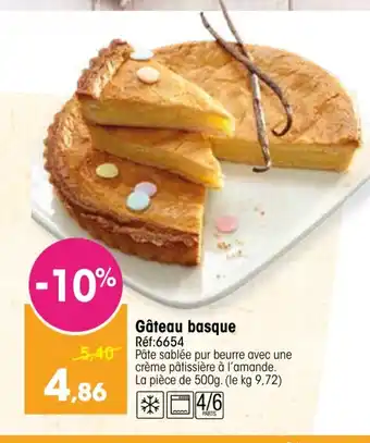 Croque Gel Gâteau basque offre