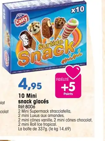 Croque Gel 10 Mini snock glacés offre