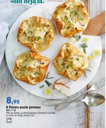 Croque Gel 8 Paniers poulet poireaux offre