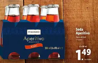 Lidl Soda Aperitivo offre