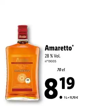 Lidl Amaretto* offre