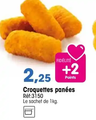 Croque Gel Croquettes panées offre