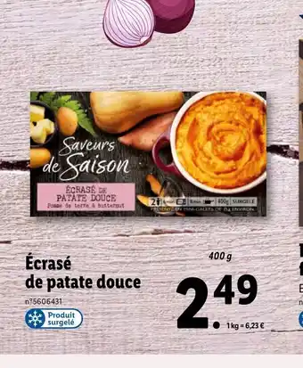 Lidl écrasé De Patate Douce offre