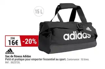 Decathlon Adidas sac de fitness offre
