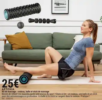 Decathlon Decathlon kit de massage : rouleau, balle et stick de massage offre