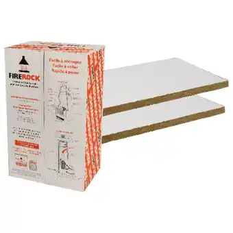 Panneau de cheminée "firerock"