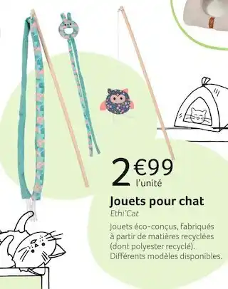 VillaVerde Ethi’cat jouets pour chat offre