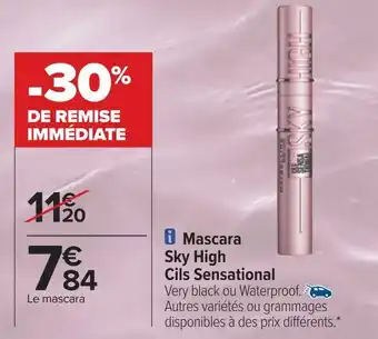 Maybelline mascara sky high cils sensational