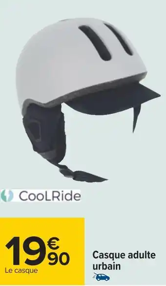 Carrefour Coolride casque adulte urbain offre