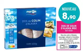 Dos de colin d'alaska msc
