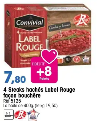 Croque Gel 4 Steaks hachés label rouge offre