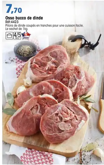 Croque Gel Osso bucco de dinde offre