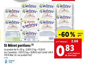 Lidl St Moret Portions offre